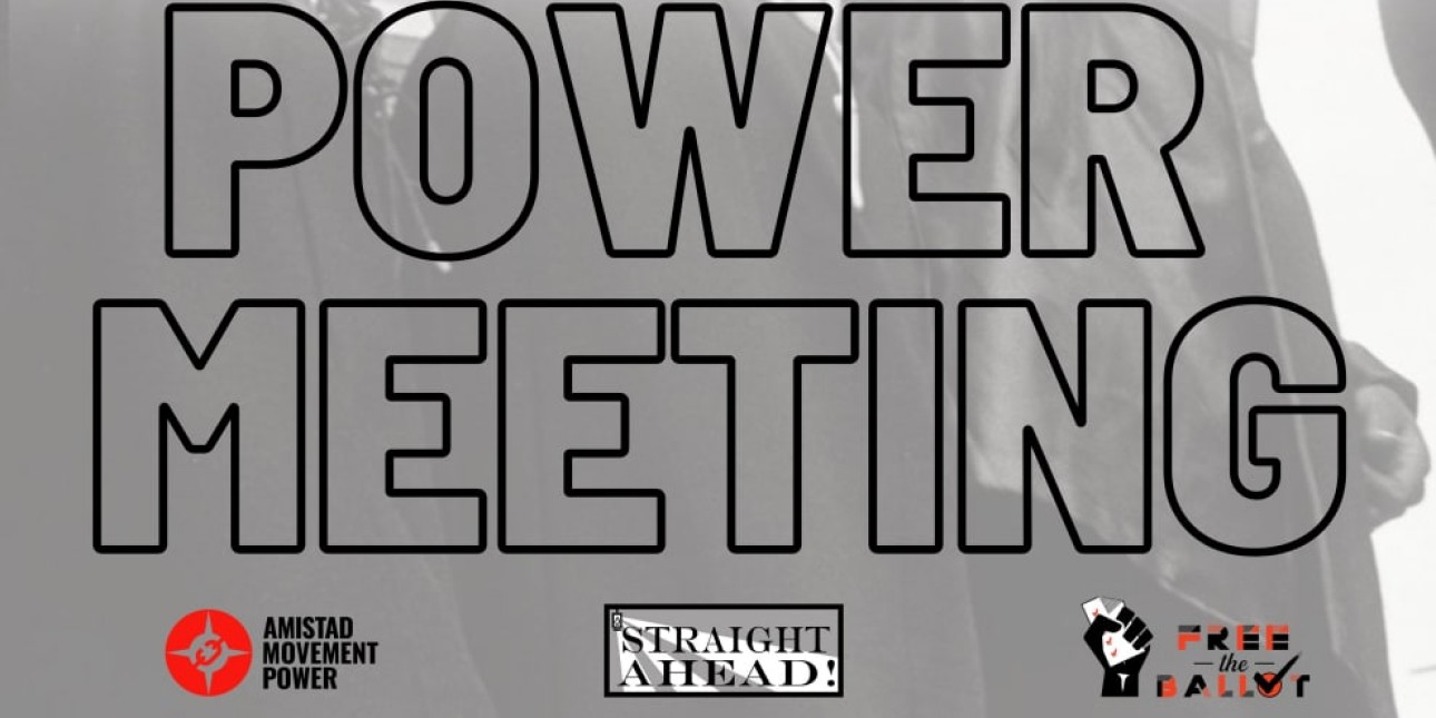 A flier reads 'POWER' Meting